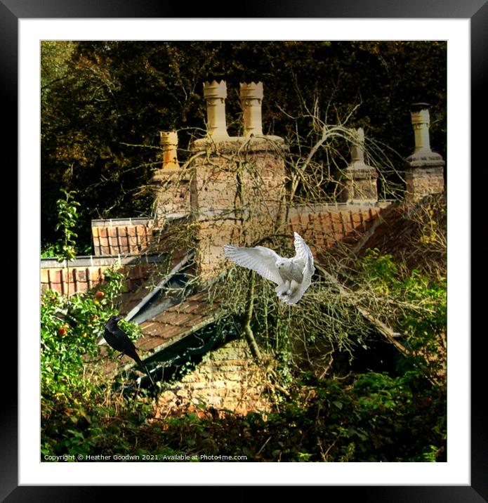 Tall Chimneys Framed Mounted Print by Heather Goodwin