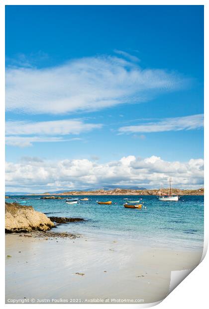 Isle of Iona, Inner Hebrides, Scotland Print by Justin Foulkes