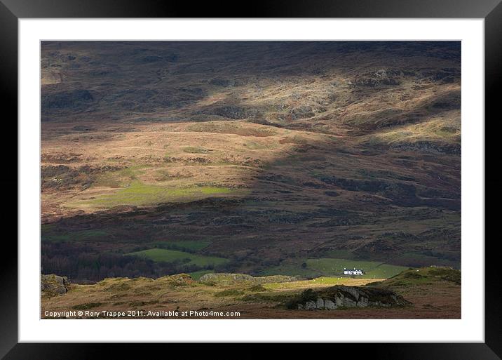 Cottage at Moel Siabod Framed Mounted Print by Rory Trappe