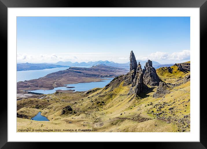 The Old Man of Storr Framed Mounted Print by Keith Douglas