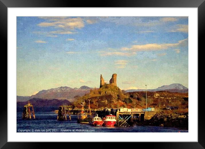 caisteal maol-skye  Framed Mounted Print by dale rys (LP)