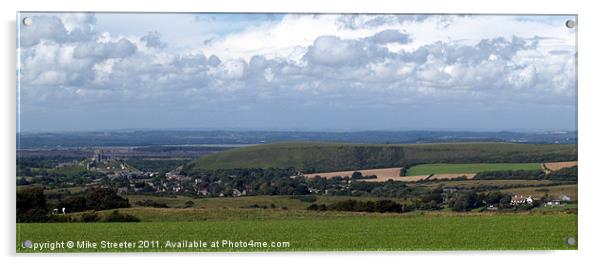 Purbeck Panorama Acrylic by Mike Streeter