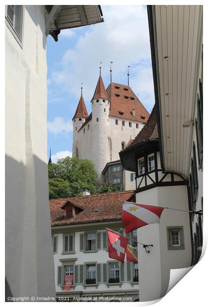 Schloss Thun, Bernese Oberland, Switzerland Print by Imladris 