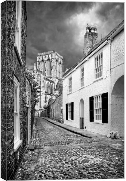 Chapter House Street and York Minster   Canvas Print by Darren Galpin