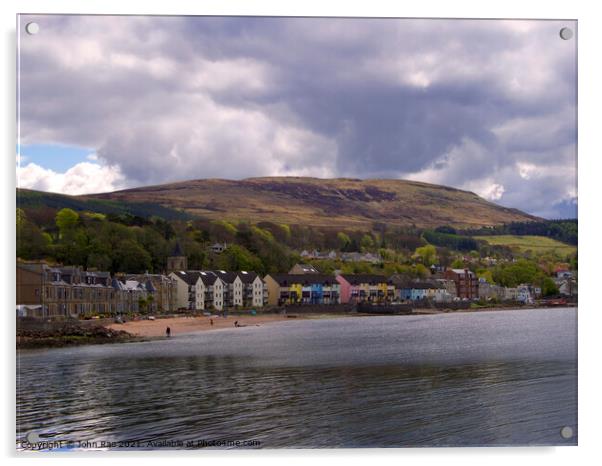 Colourful Fairlie Acrylic by John Rae