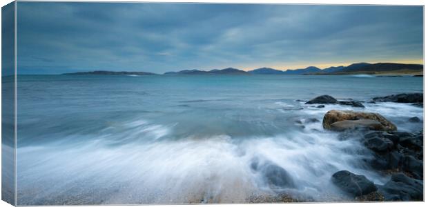 Harris & Lewis Seascape Canvas Print by Phil Durkin DPAGB BPE4