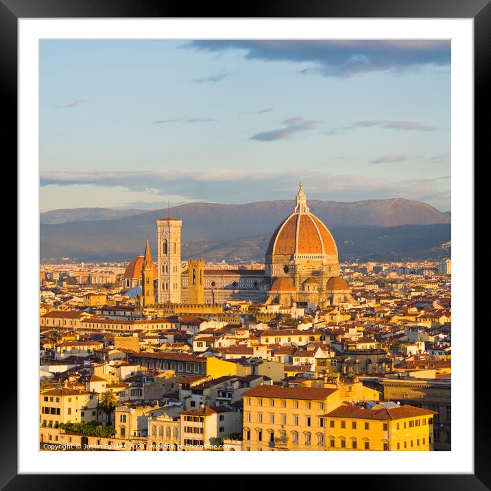 The Duomo, Florence, Italy Framed Mounted Print by Justin Foulkes