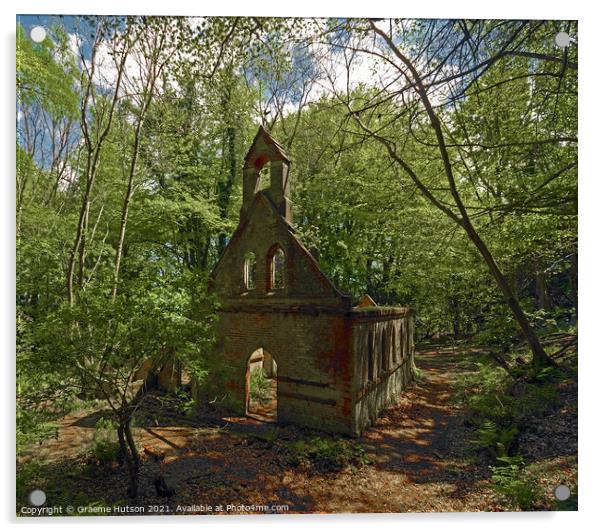 Church Ruins 5 Acrylic by Graeme Hutson
