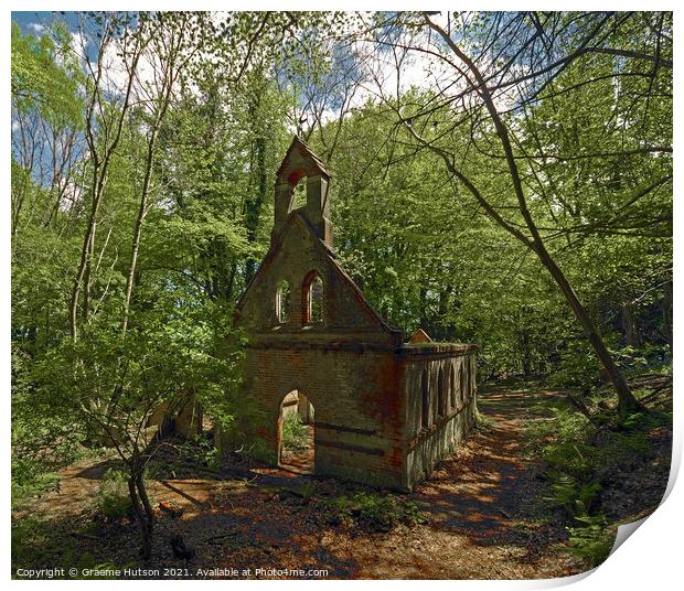 Church Ruins 5 Print by Graeme Hutson