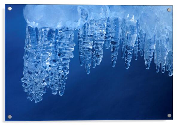 Ice formations and Icicles Acrylic by Arterra 