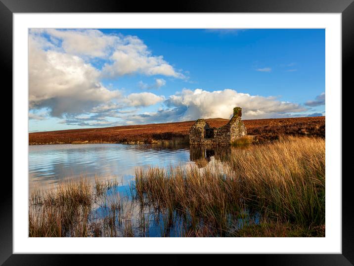 Llyn Conwy boathouse Framed Mounted Print by Rory Trappe