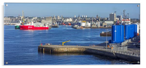 Aberdeen Harbor Acrylic by Arterra 