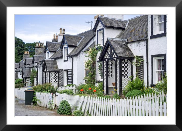 Village Kenmore, Perth and Kinross, Scotland Framed Mounted Print by Arterra 