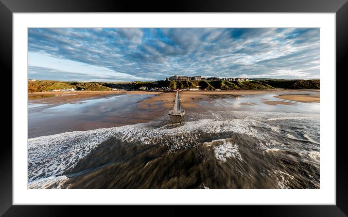 Saltburn by the Sea Framed Mounted Print by Dave Hudspeth Landscape Photography