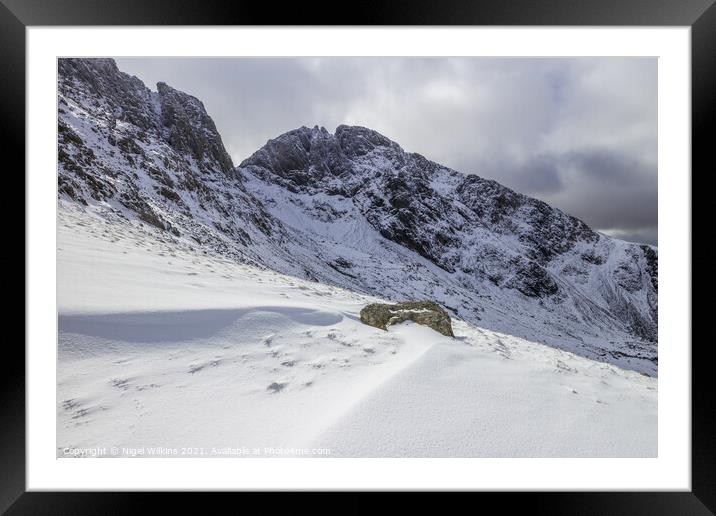 Sca fell, Lake District Framed Mounted Print by Nigel Wilkins