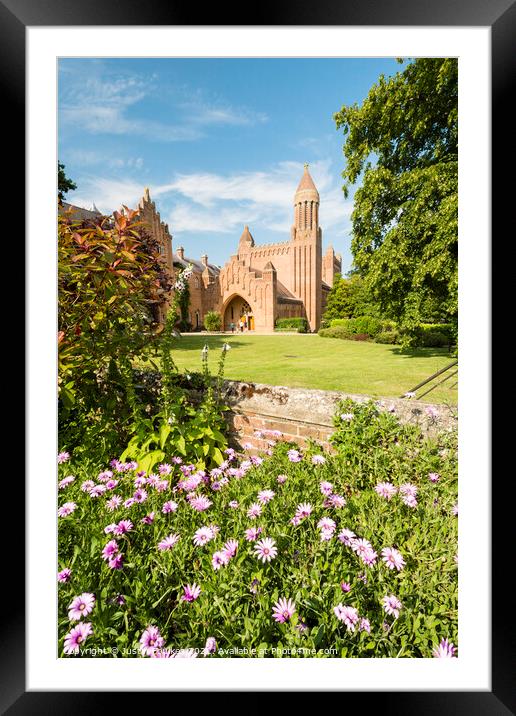 Quarr Abbey, Isle of Wight Framed Mounted Print by Justin Foulkes