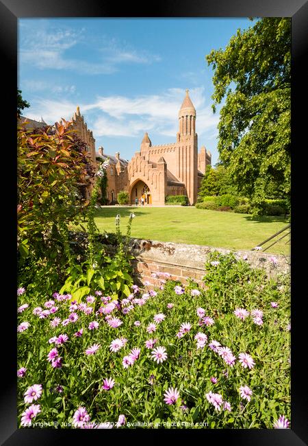 Quarr Abbey, Isle of Wight Framed Print by Justin Foulkes