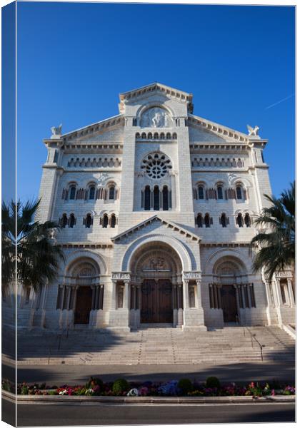 Saint Nicholas Cathedral in Monaco Canvas Print by Artur Bogacki