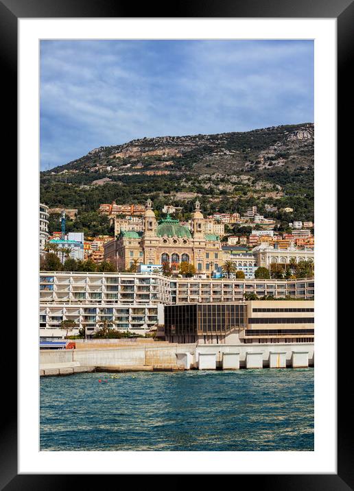 Monaco Monte Carlo Framed Mounted Print by Artur Bogacki