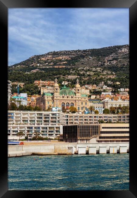 Monaco Monte Carlo Framed Print by Artur Bogacki