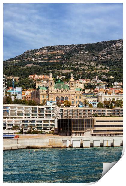 Monaco Monte Carlo Print by Artur Bogacki