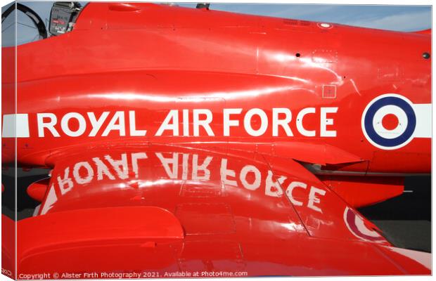 Royal Air Force Canvas Print by Alister Firth Photography