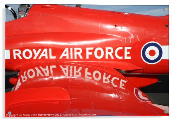 Royal Air Force Acrylic by Alister Firth Photography