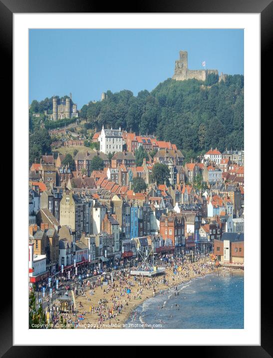 Scarborough, North Yorkshire  Framed Mounted Print by Sue Walker