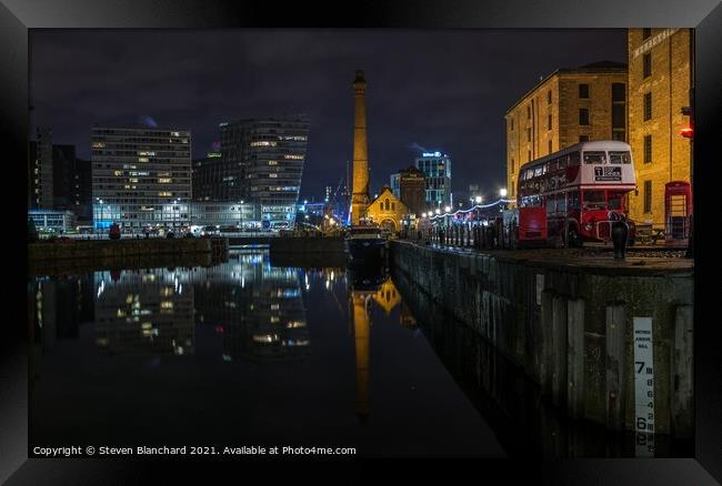 Liverpool pump house  Framed Print by Steven Blanchard