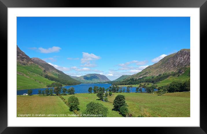 Buttermere, Lake District Framed Mounted Print by Graham Lathbury