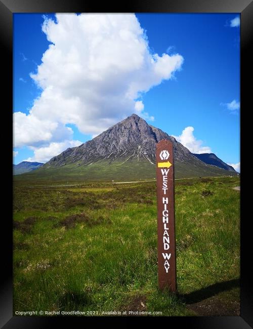 West Highland Way Framed Print by Rachel Goodfellow
