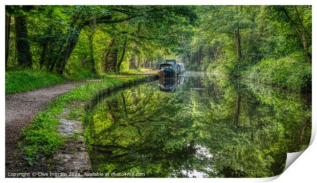 Serene Canal Dreams Print by Clive Ingram