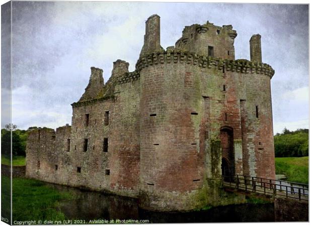 Caerlaverock Castle Canvas Print by dale rys (LP)