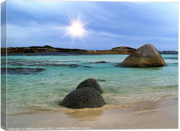 Greens Pool Canvas Print by Stephen Hamer