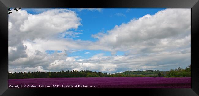 Cotswolds Field Framed Print by Graham Lathbury