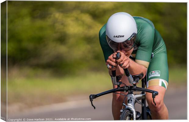 The Time Trial Canvas Print by Dave Harbon