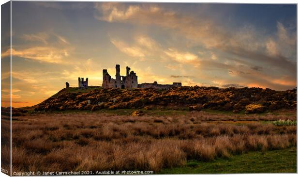Iconic Ruins at Golden Hour Canvas Print by Janet Carmichael