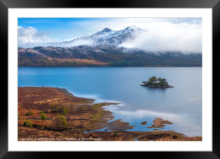 Loch Maree, Scotland Framed Mounted Print by geoff shoults