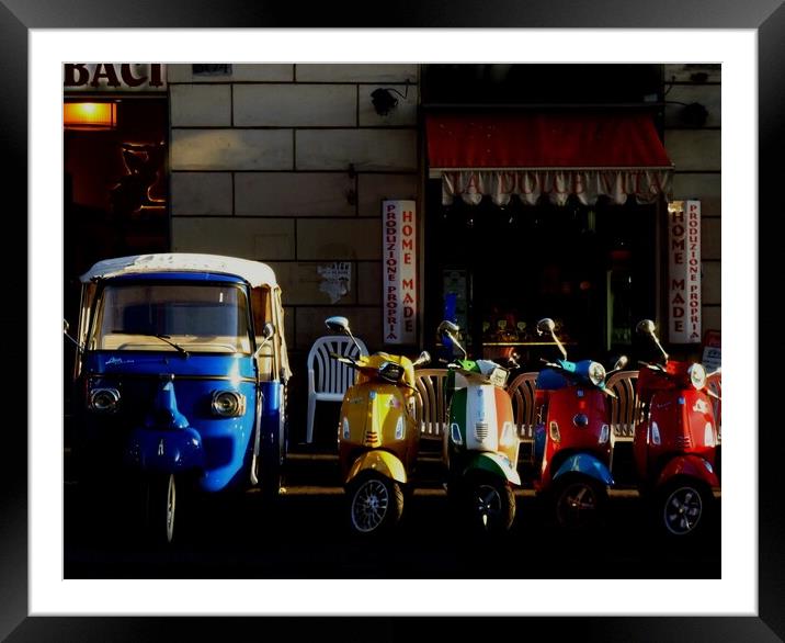 Rome or Delhi.  Framed Mounted Print by Michael Snead