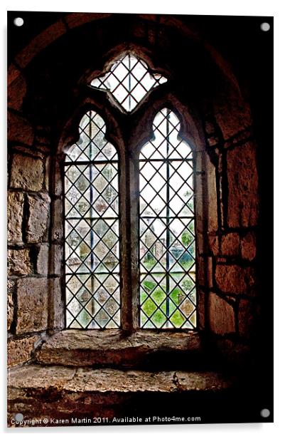 Stone Window Acrylic by Karen Martin