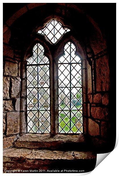 Stone Window Print by Karen Martin