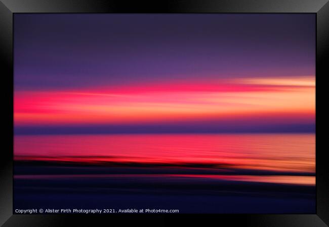 West Coast sunset Framed Print by Alister Firth Photography