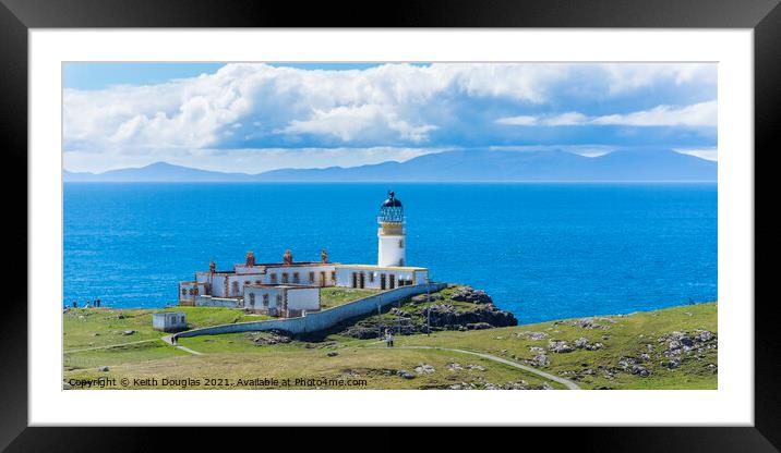 Lighthouse at Neist Point, Isle of Skye Framed Mounted Print by Keith Douglas