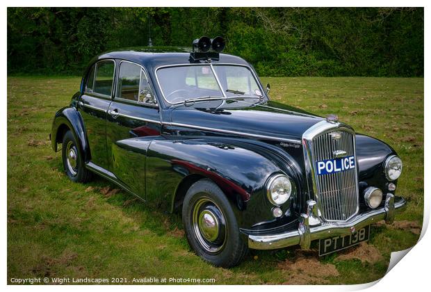 Wolseley Six Eighty Print by Wight Landscapes