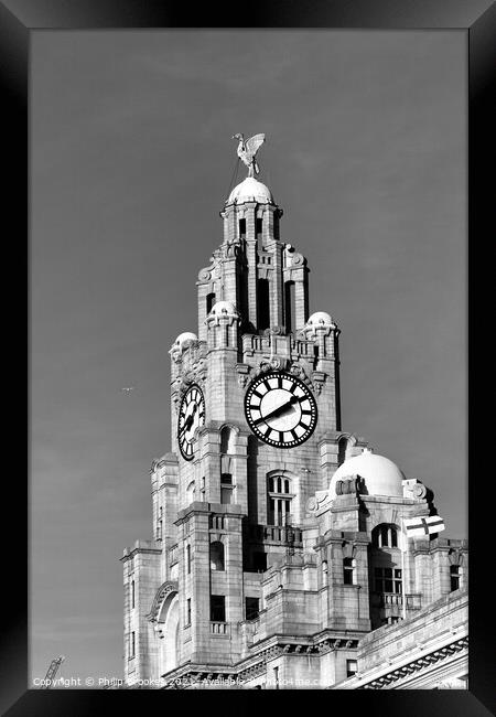Liver building, Liverpool Framed Print by Philip Brookes