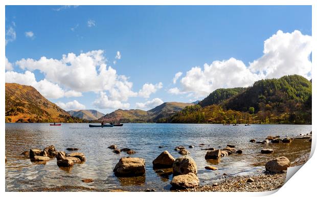 Ullswater, Cumbria Print by Maggie McCall