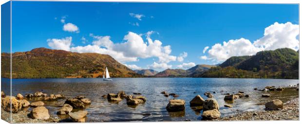 Ullswater Panorama Canvas Print by Maggie McCall