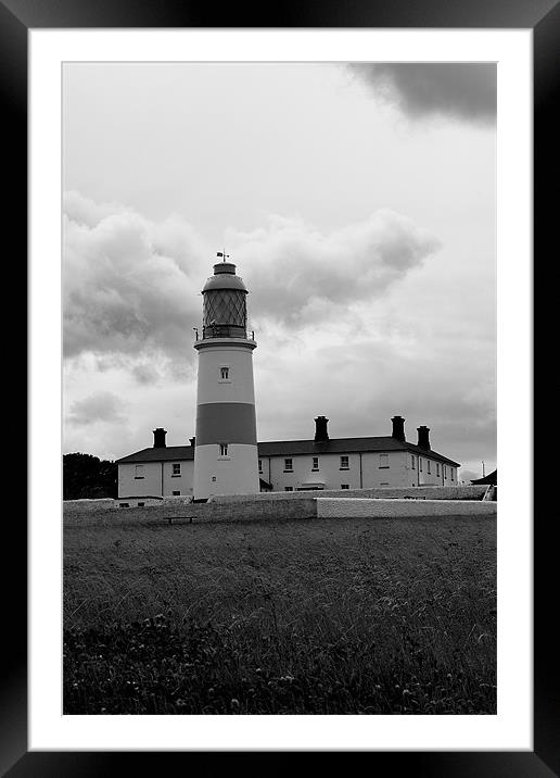 souter lighthouse Framed Mounted Print by Northeast Images