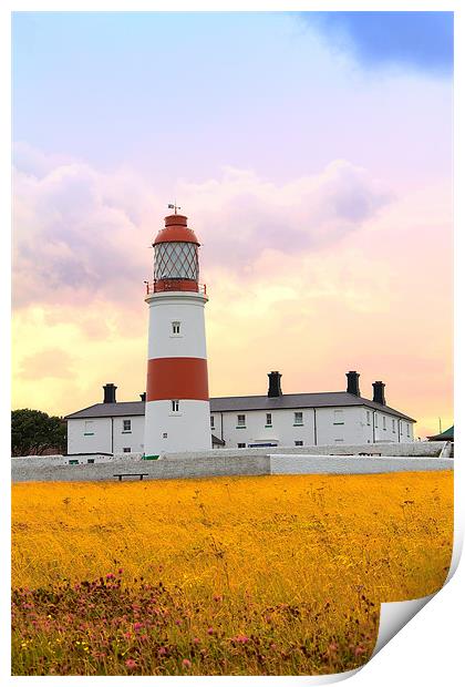 souter lighthouse 2 Print by Northeast Images
