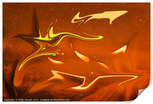 Abstract Shades Print by Philip Gough
